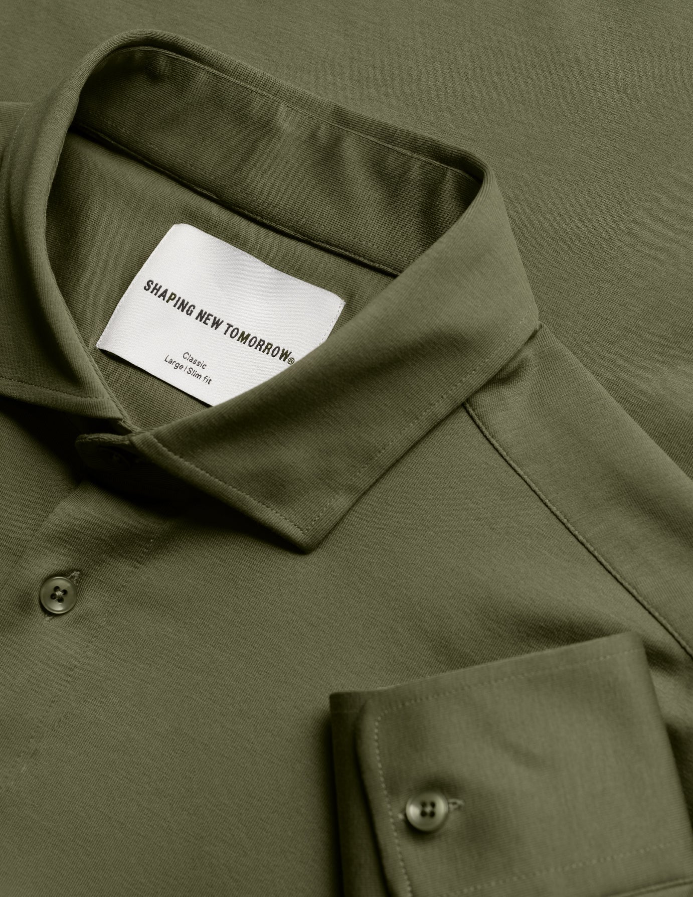 Classic Hemd Clover Green Slim